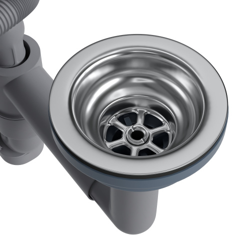 картинка Кухонная мойка Reflexion Como RX2038SS полированная сталь от магазина Сантехстрой