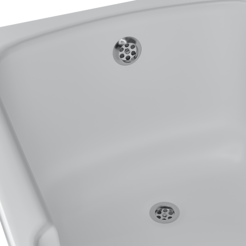 картинка Сифон для ванн BathMaster с переливом, цепочкой, пробкой и гибкой трубой (1 1/2"- Ø40/50) от магазина Сантехстрой