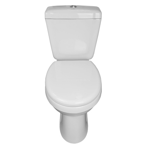 картинка Унитаз-компакт Creo Ceramique PROJECT с микролифтом 656х390х775, прямой выпуск, с аксессуарами двойного смыва от магазина Сантехстрой