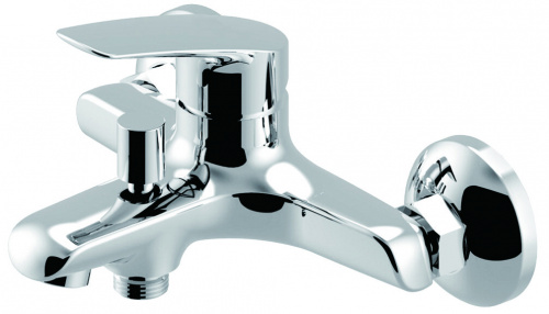 фото смеситель для ванны azario tavira с ручным душем, керамический картридж, хром (az-wke238040c)