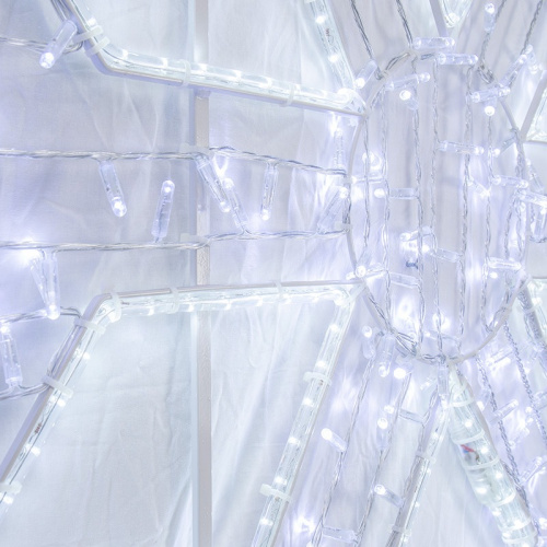 картинка Фигура световая Снежинка 125х120 см,  200 LED,  IP65, цвет свечения белый NEON-NIGHT от магазина Сантехстрой