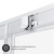 картинка W90G-404-120280-MT Gem Twin Slide 120x80. Душевое ограждение,120x80, профиль мат хром, стекло прозра магазин Сантехстрой являющийся официальным дистрибьютором в России картинка W90G-404-120280-MT Gem Twin Slide 120x80. Душевое ограждение,120x80, профиль мат хром, стекло прозра от магазина Сантехстрой