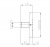 картинка Bossini  Cubic Flat  Г/м настенная форсунка 10*10 см, цвет: черный матовый от магазина Сантехстрой