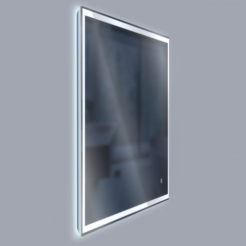 картинка Зеркало LED VLM-3VN800 800х600 c сенсорным выключателем и диммером от магазина Сантехстрой