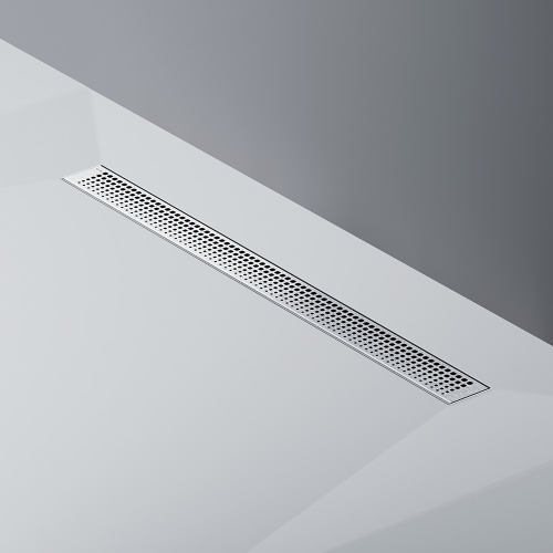 картинка W01SC-P11-080-01SB MasterFlow Трап для душа линейный универс затвор Cut Gradient 80см цвет сталь мат от магазина Сантехстрой