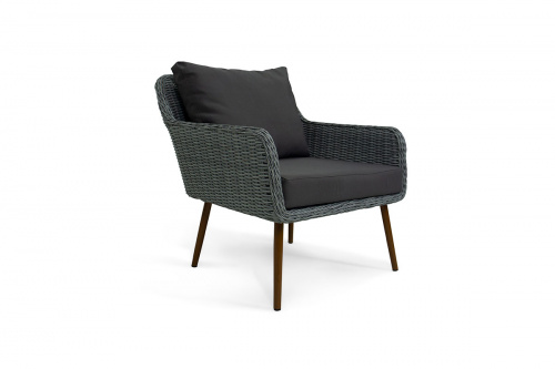 картинка ООО "Дарсена" Комплект плетеной мебели MOKKA RIMINI (стол кофейный, 2 кресла, софа 3 х-местная) от магазина Сантехстрой