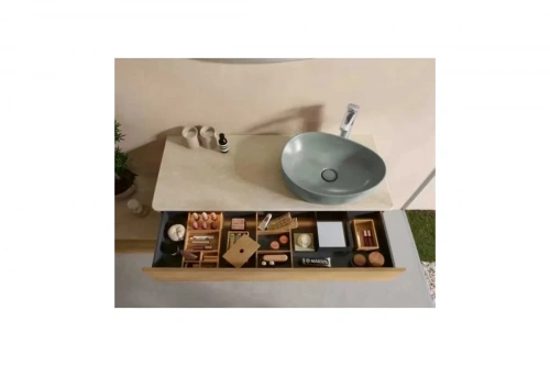 картинка Раковина накладная Villeroy & Boch Antao 510x400x146 мм, цвет Morning Green 4A73 51 R8 00337438 от магазина Сантехстрой