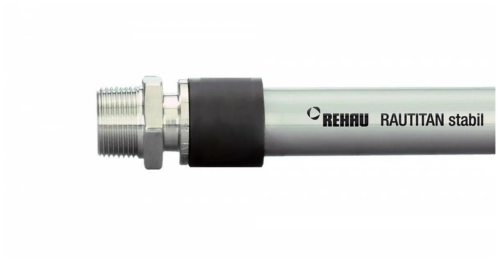 картинка Труба универсальная REHAU RAUTITAN stabil, D25 x S3.7, отрезок 3 метра от магазина Сантехстрой