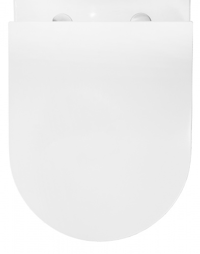 картинка Унитаз - компакт Azario Dante 360х660х805 напольный, безободковый, быстросъемное сиденье микролифт (93589) от магазина Сантехстрой