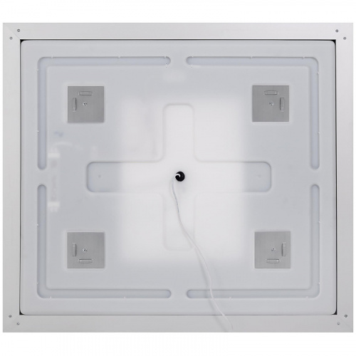картинка Зеркало BelBagno Kraft 80 SPC-KRAFT-800-800-LED-TCH-WARM с подсветкой Сатин с сенсорным выключателем и подогревом от магазина Сантехстрой