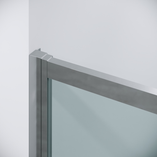 картинка Дверь в нишу Grossman Cosmo 100.K33.02.100.10.00 (100х195) хром,стекло прозрачное,раздвижная, 1 место от магазина Сантехстрой