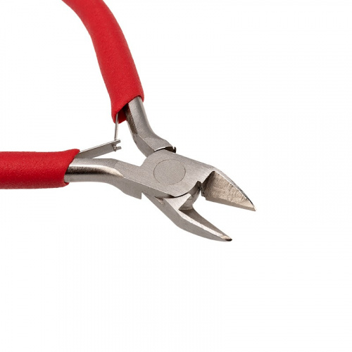 картинка Кусачки для точных работ 115мм никелированные,  авторазжим,  обливные рукоятки REXANT от магазина Сантехстрой