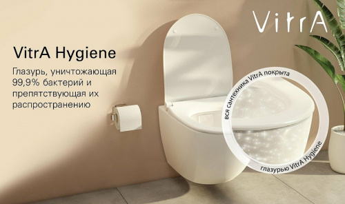 картинка Комплект унитаза с инсталляцией Vitra Normus L-box 9773B003-7207 с сиденьем и Белой клавишей смыва от магазина Сантехстрой
