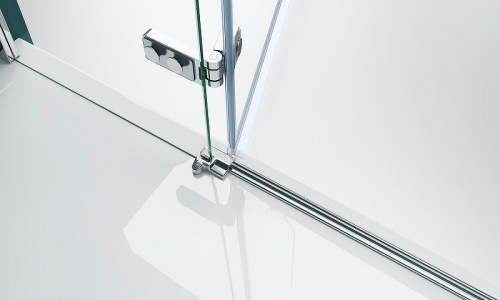 картинка Душевая дверь BelBagno Kraft 100 KRAFT-B-12-60/40-C-Cr-R профиль Хром стекло прозрачное от магазина Сантехстрой