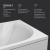 картинка W94A-180-080W-A X-Joy Ванна акриловая 180х80 от магазина Сантехстрой