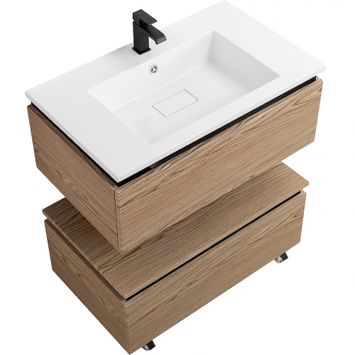 картинка Тумба Cezares Slider 80 SLIDER-800-1C-PI-RT-P Дуб тангент от магазина Сантехстрой