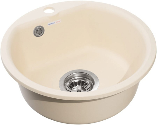 картинка Мойка кухонная GranFest Smart SM 435 бежевый от магазина Сантехстрой