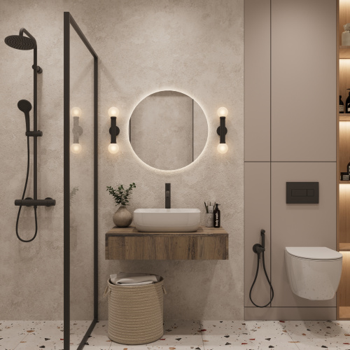 картинка Раковина накладная Oliveeka 9387B на столешницу 455-325 белая от магазина Сантехстрой