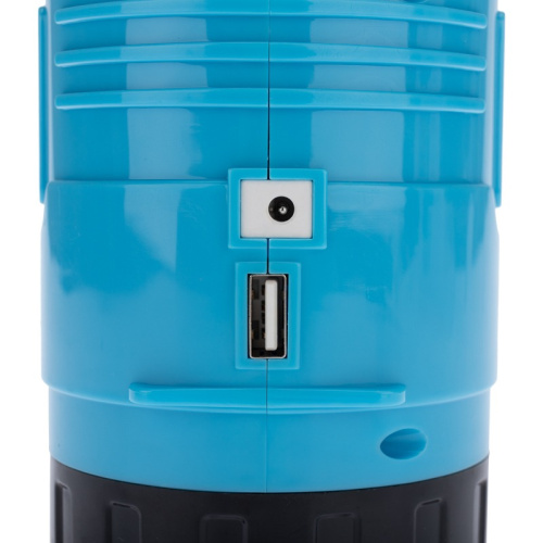 картинка Фонарь прожекторный,  двухрежимный,  с солнечной батареей,  индикатором зарядки и функцией Power bank REXANT от магазина Сантехстрой