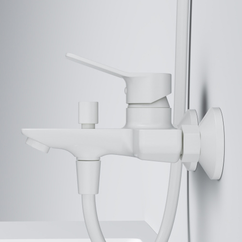 фото f85a10033 x-joy, смеситель для ванна/душа, белый, шт.