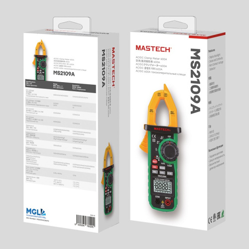 картинка Токовые клещи MS2109A MASTECH от магазина Сантехстрой