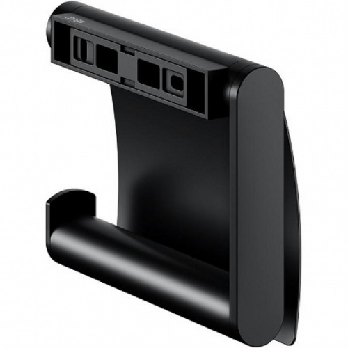 картинка Держатель туалетной бумаги Keuco Plan 14960 370000 с крышкой Черный матовый от магазина Сантехстрой