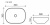 картинка CN5031 Умывальник чаша накладная прямоугольная Element 500*380*150мм от магазина Сантехстрой