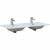 картинка Раковина Aquanet Flat 120 812-120D 254367 двойная Белая от магазина Сантехстрой