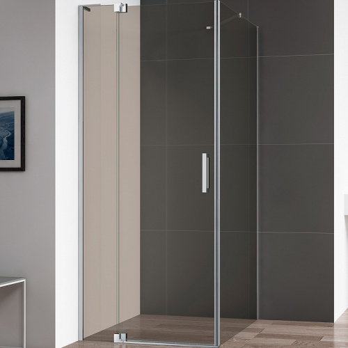 картинка Душевой уголок Cezares Slider 100x80 SLIDER-AH-1-80-100/110-BR-Cr профиль Хром стекло бронзовое от магазина Сантехстрой