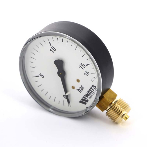 картинка Манометр радиальный F+R250 WATTS Ind 1/2" 100 мм 16 бар от магазина Сантехстрой