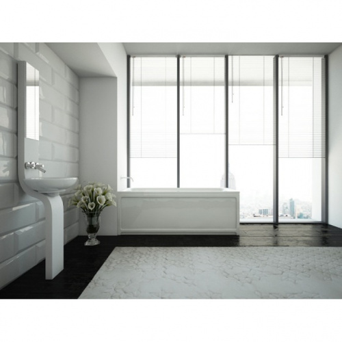 картинка Ванна акриловая AZARIO BELLA прямоугольная 160*70 см (AV.0020160) от магазина Сантехстрой