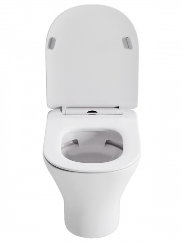 картинка Унитаз подвесной Orange C01-100W безободковый, сиденье с микролифтом от магазина Сантехстрой