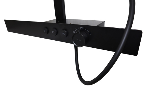 картинка Душевая система Azario Deepsea термостатический картридж, черный (AZ-679008DB9PA) от магазина Сантехстрой