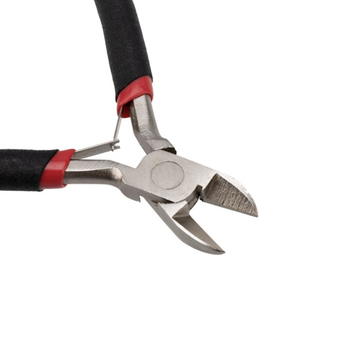 картинка Бокорезы мини 120мм никелированные,  авторазжим,  обливные рукоятки REXANT от магазина Сантехстрой