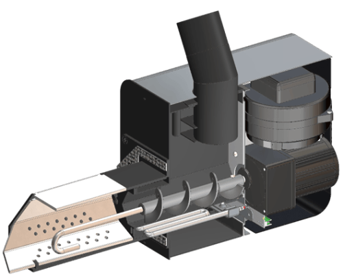 картинка Пеллетная горелка Zota Fox 5-25 (ГОРЕЛКА+ПУЛЬТ) от магазина Сантехстрой