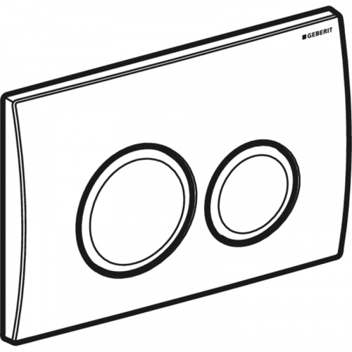 картинка Клавиша смыва Geberit Delta20 115.127.11.1 Альпийский белый от магазина Сантехстрой