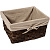 картинка Корзина для белья WasserKRAFT Berkel 38x33x23 WB-480-M Коричневая от магазина Сантехстрой