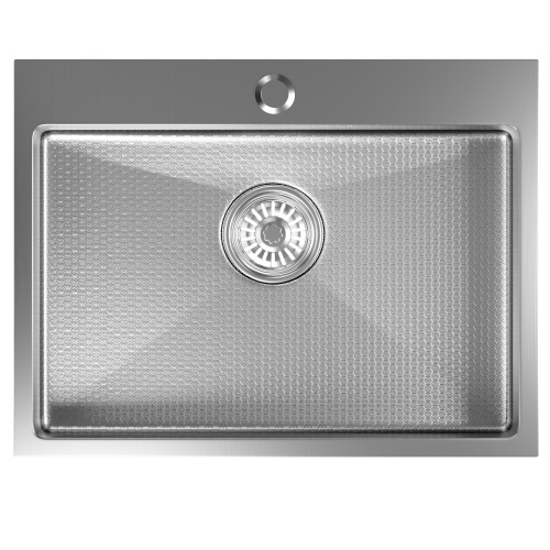 картинка Кухонная мойка 60х45  вып 3 1/2  MIXLINE PRO 22см с сифоном сатин НАНО (552932) от магазина Сантехстрой