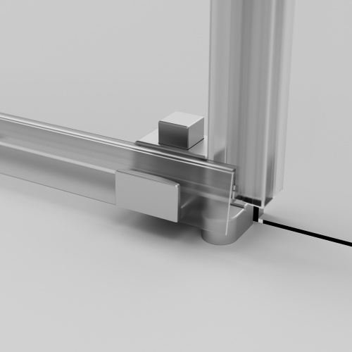 картинка W94G-403-12090-MТ Душевое ограждение X-Joy Square Slide 120х90, мат хром, прозрачное от магазина Сантехстрой