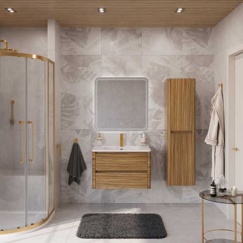 картинка Шкаф пенал Cezares Relax 40 RELAX-1500-2A-SO-RC-P подвесной Дуб карамельный от магазина Сантехстрой