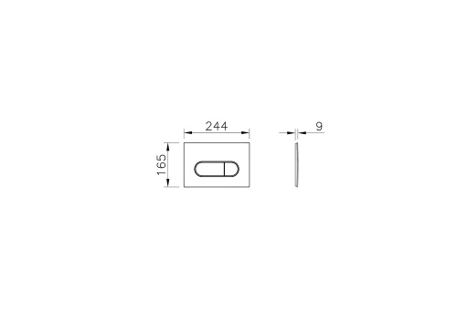 картинка Комплект Vitra: инсталляция Core 732-5800-01 + панель смыва Root R 740-2280, глянцевый хром + крепеж от магазина Сантехстрой