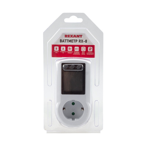 картинка Ваттметр RX-8 горизонтальный REXANT от магазина Сантехстрой
