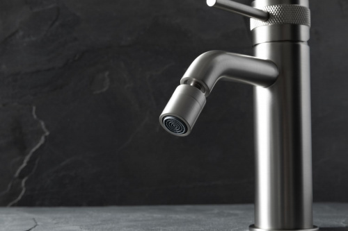 фото смеситель для биде allen brau priority 5.31a04-bn (с донным клапаном) никель браш