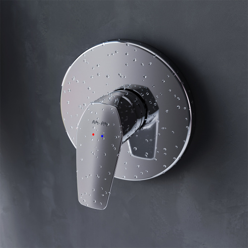 фото f9075000_ххх gem, cмеситель д/душа монтируемый в стену, хром, шт.