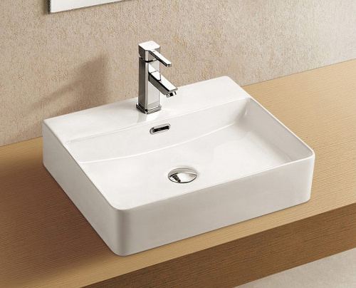 картинка Раковина Azario 50 AZ-2173-S Белая от магазина Сантехстрой