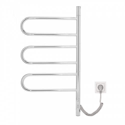 картинка Полотенцесушитель электрический Vincea VTD-1R2CE 44х80, хром, таймер от магазина Сантехстрой