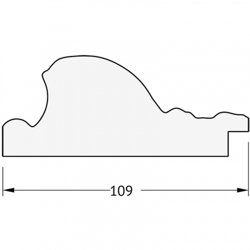 картинка Зеркало Evoform Exclusive 170х80 BY 3608 с фацетом в багетной раме - Виньетка серебро 109 мм от магазина Сантехстрой