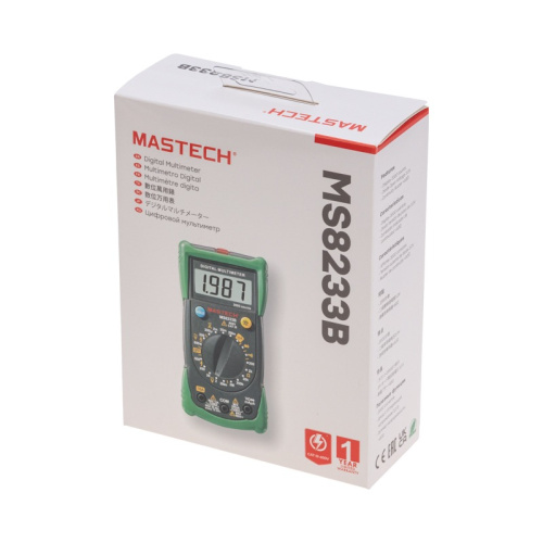 картинка Универсальный мультиметр MS8233B MASTECH от магазина Сантехстрой