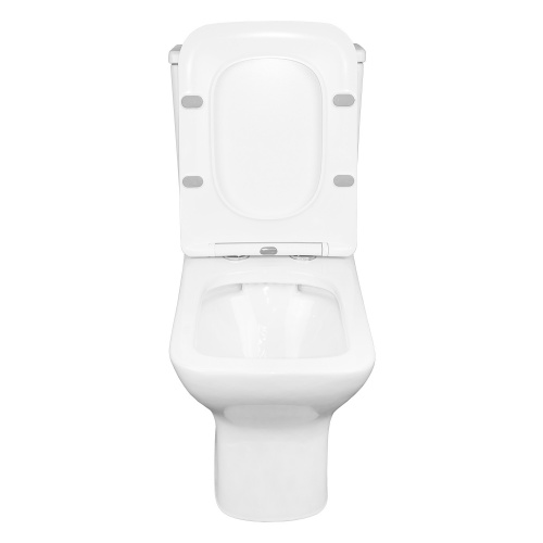 картинка Унитаз-компакт Azario Fresco 360х620х800 напольный, безободковый, с быстросъемным сиденьем микролифт (AZ-8302) от магазина Сантехстрой