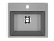 картинка Мойка кухонная ULGRAN Practik PR-M 490-003, светло-серый от магазина Сантехстрой